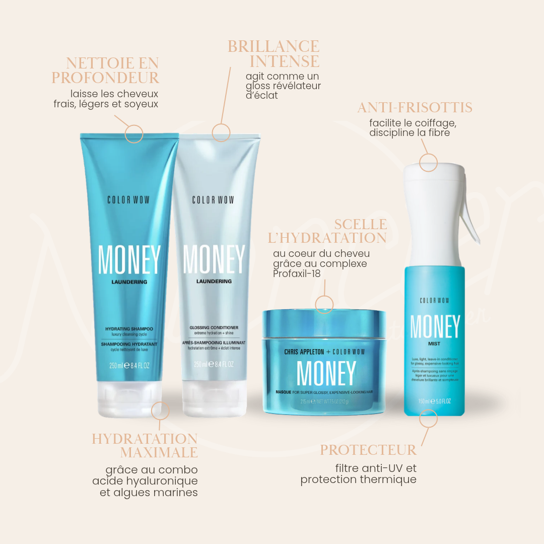 Routine brillance intense Money de Color Wow