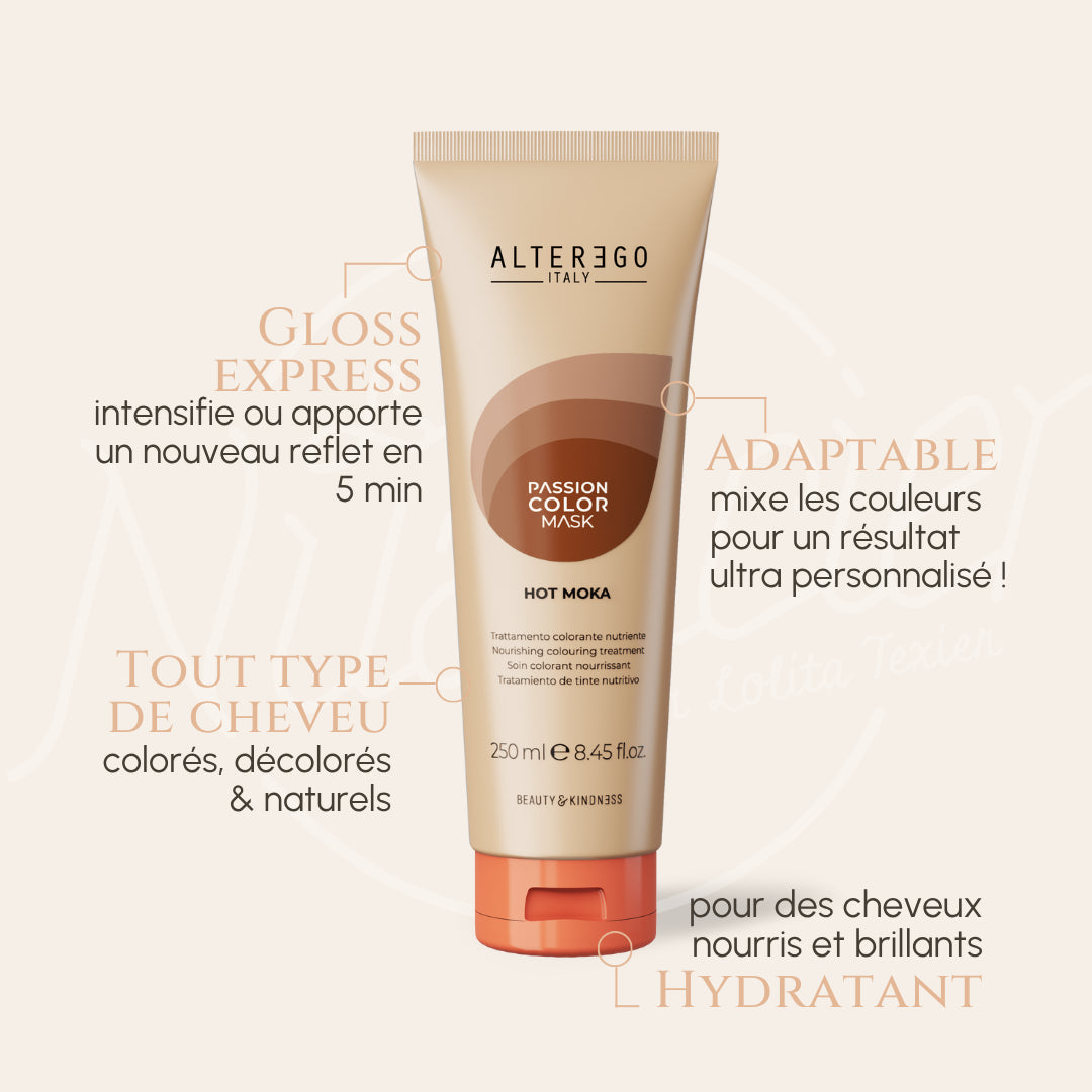 AlterEgo Passion Color Mask soin colorant Hot Moka