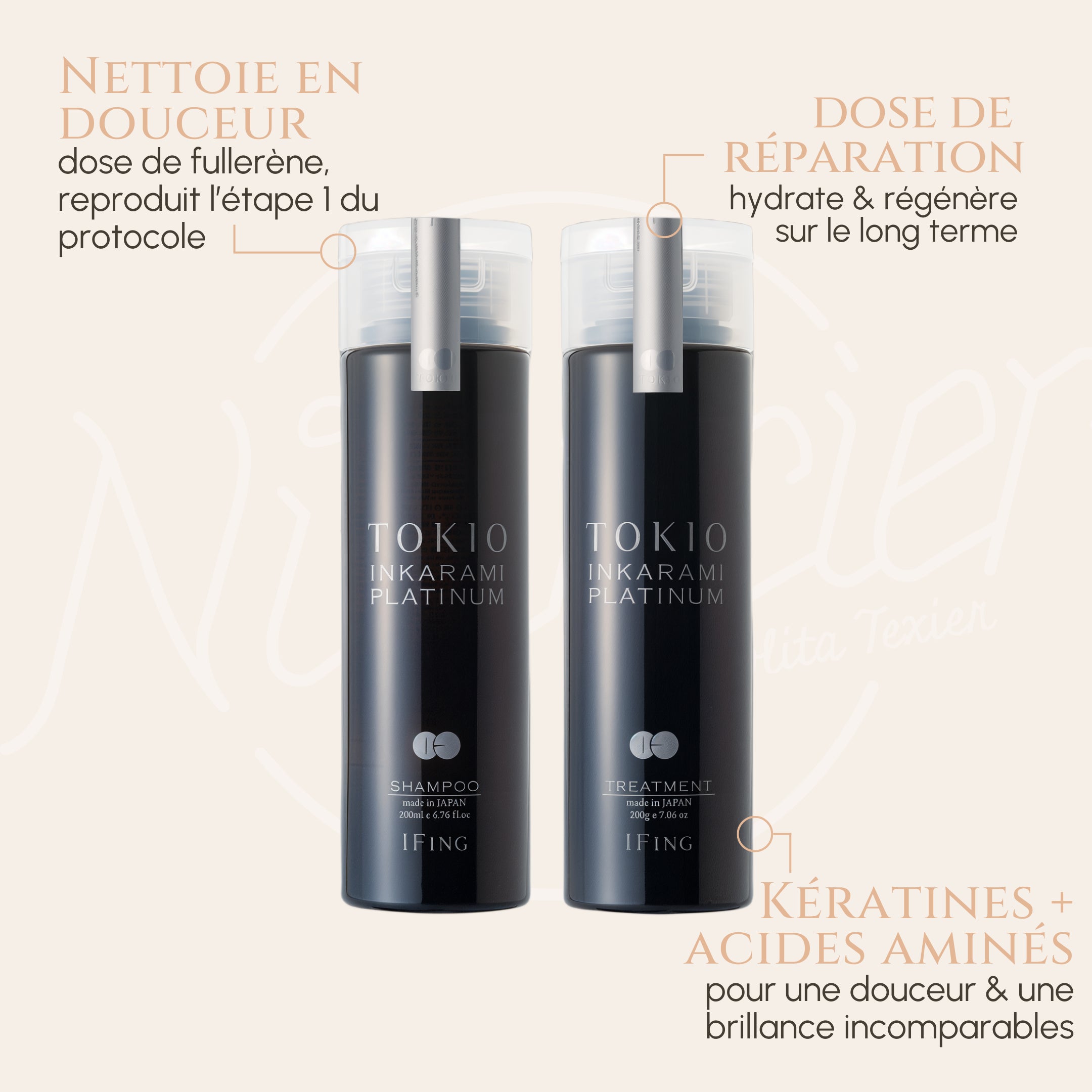 Shampooing et Traitement Tokio Inkarami Platinum