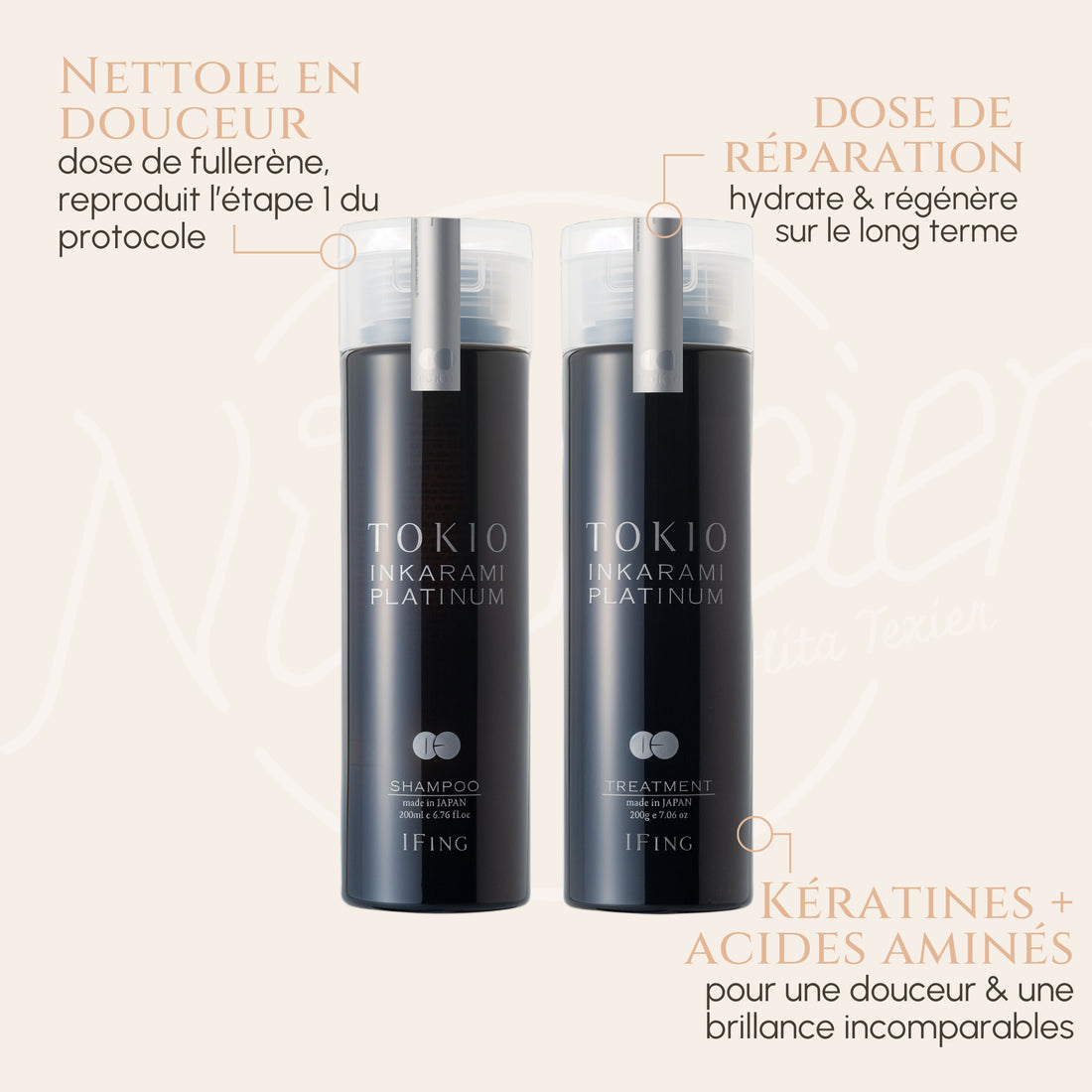 Shampooing et Traitement Tokio Inkarami Platinum