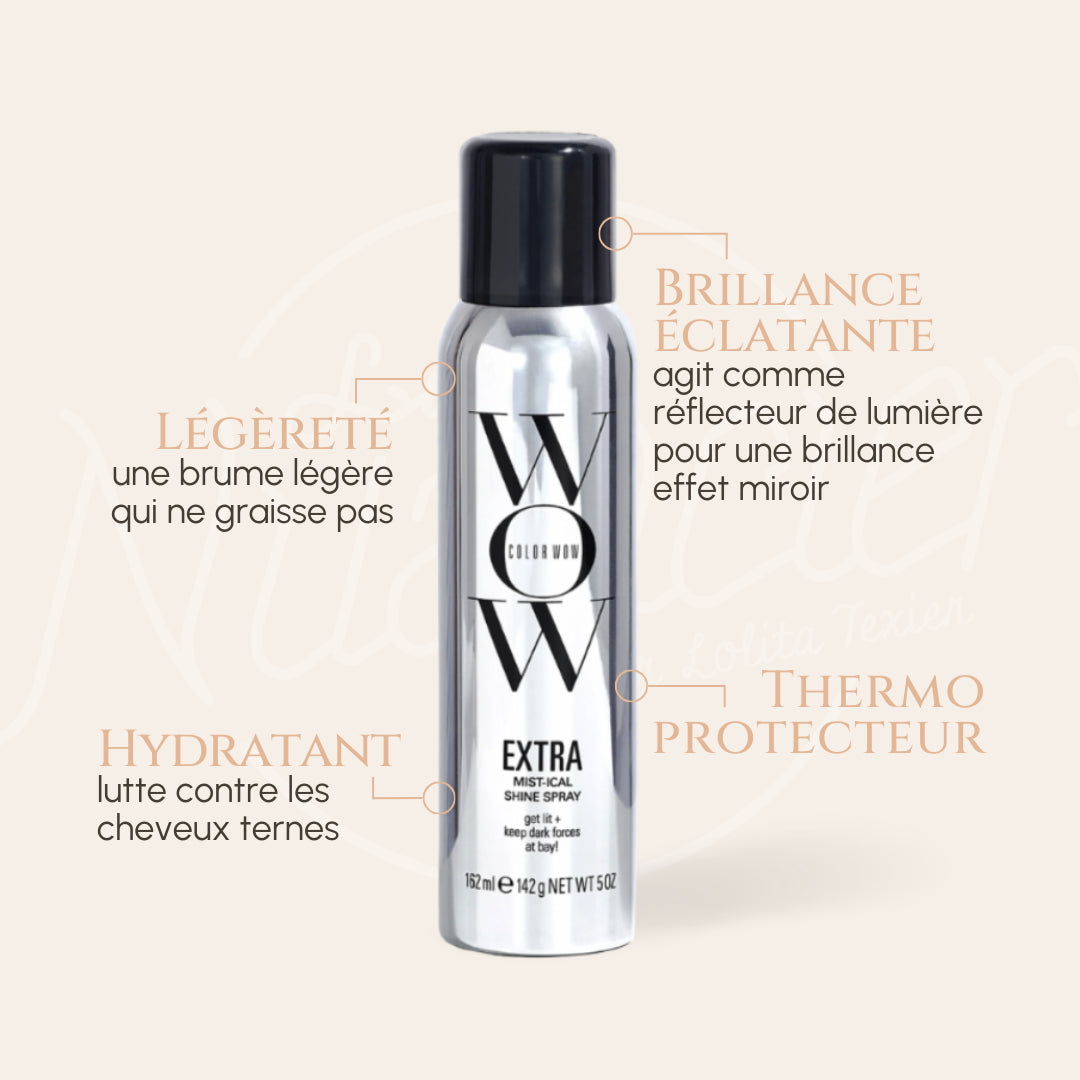 Extra mist-ical shine spray