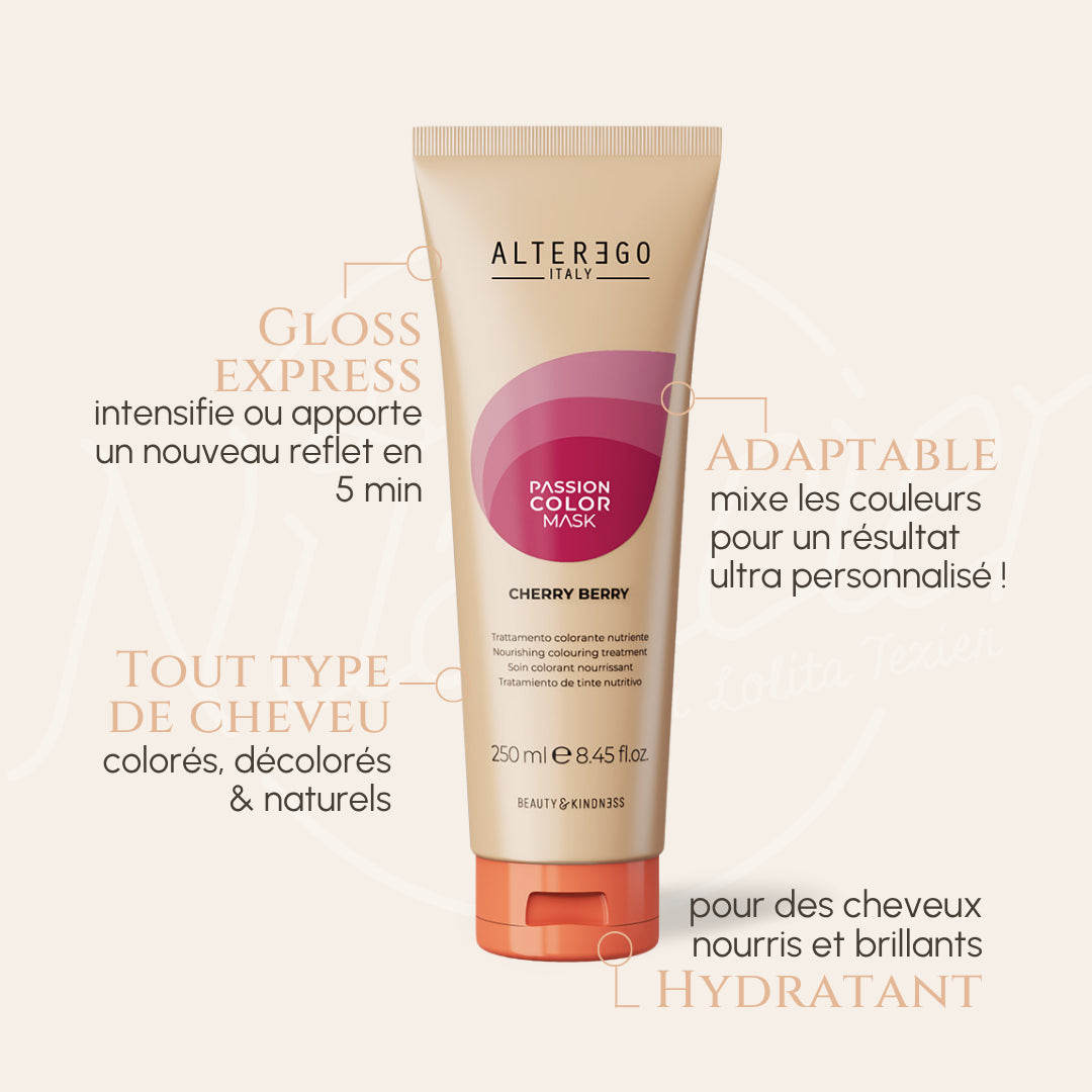 AlterEgo Passion Color Mask soin colorant  Cherry Berry