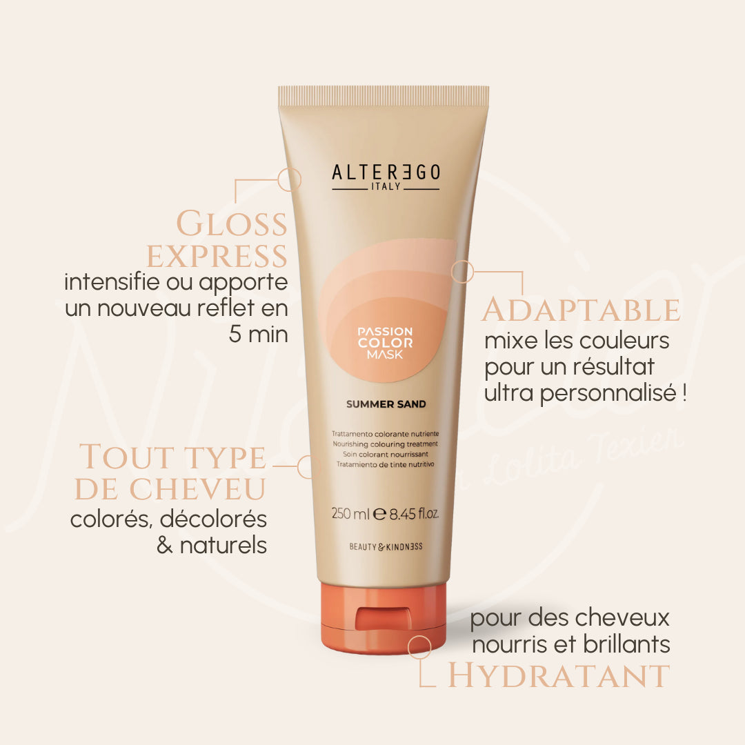 AlterEgo Passion Color Mask soin colorant  Summer Sand
