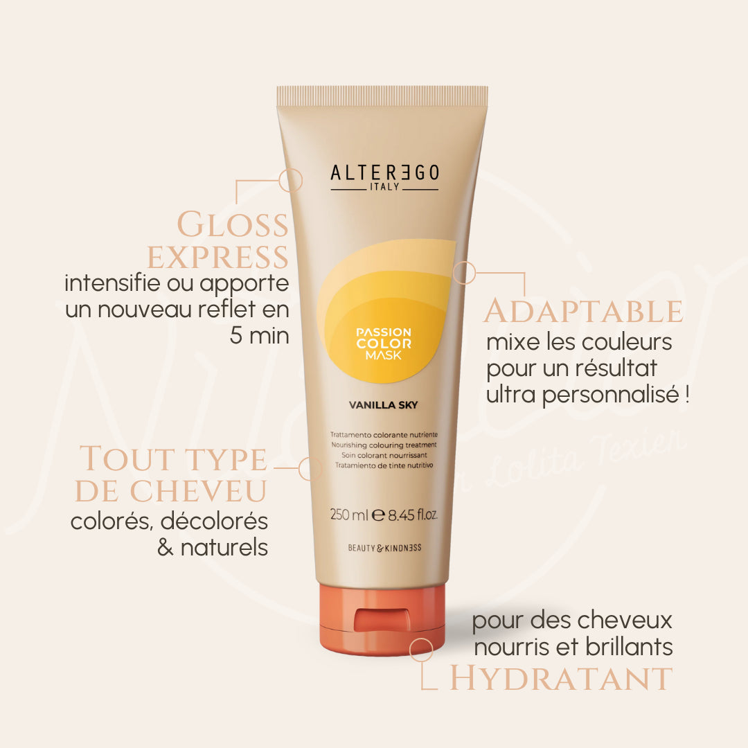 AlterEgo Passion Color Mask soin colorant  Vanilla Sky