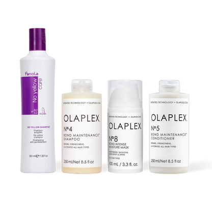 Routine balayage blond Olaplex Fanola