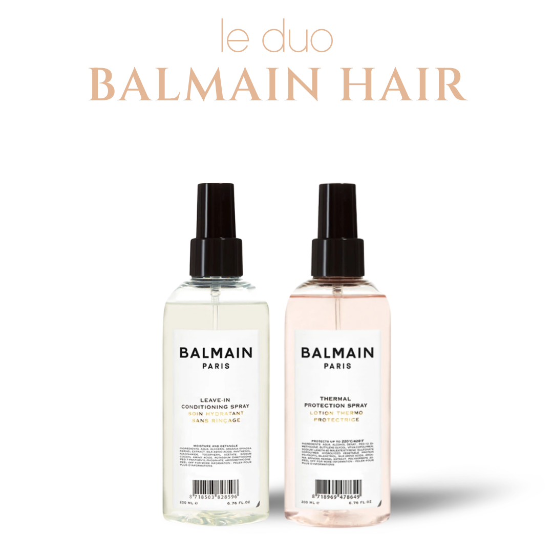 Duo de coiffage Balmain - Leave-in + Thermo-protecteur