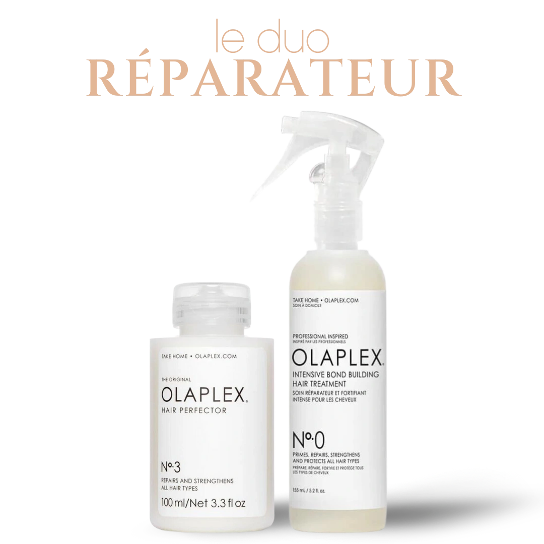 Duo réparateur Olaplex N°0 et n°3