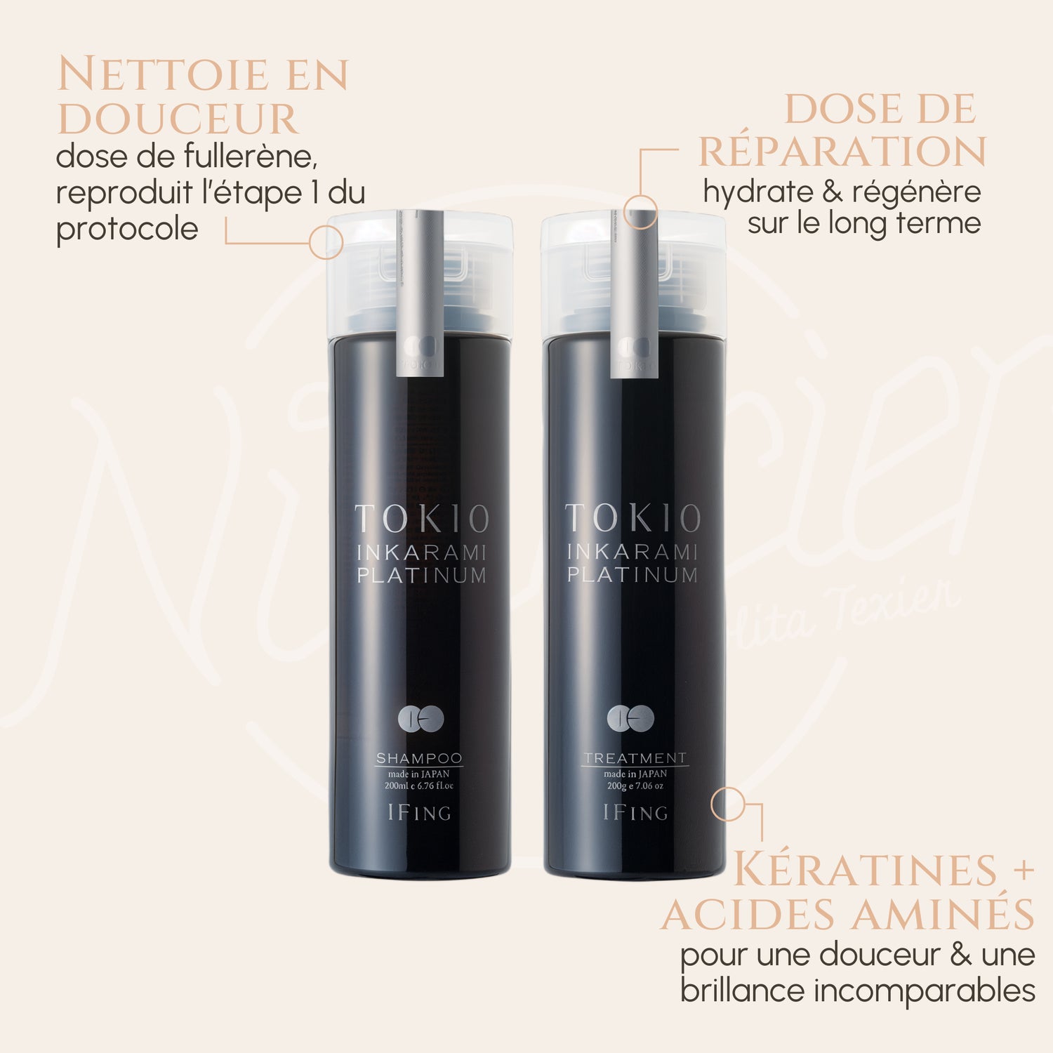 Shampooing et Traitement Tokio Inkarami Platinum