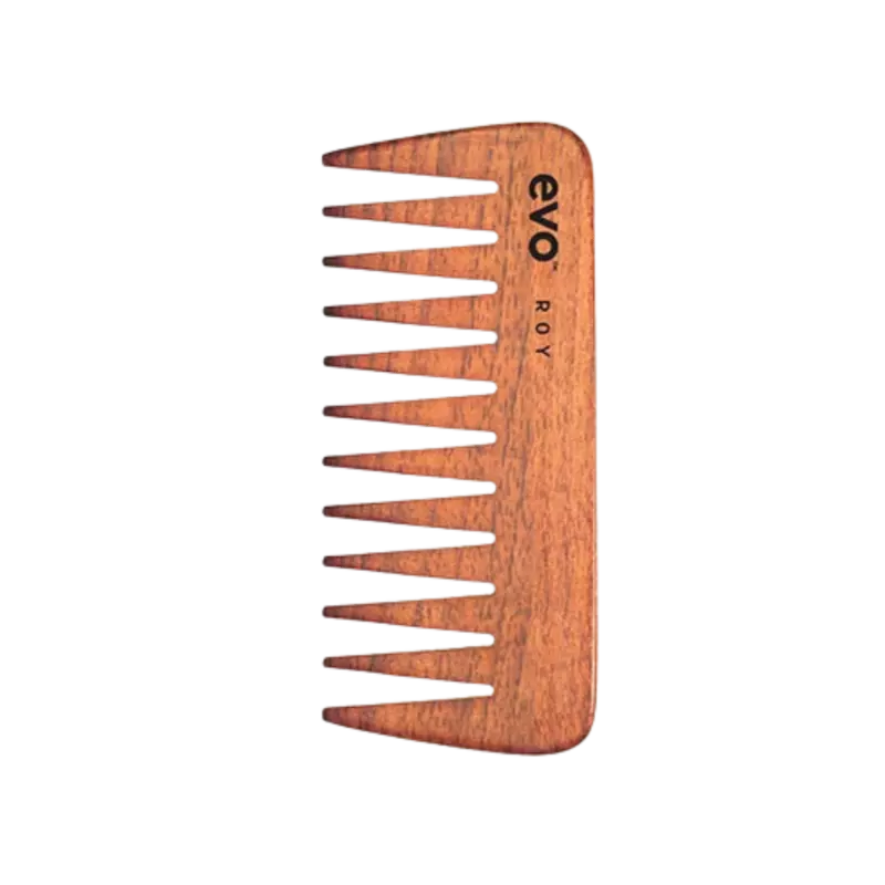 Evo wide tooth wooden comb