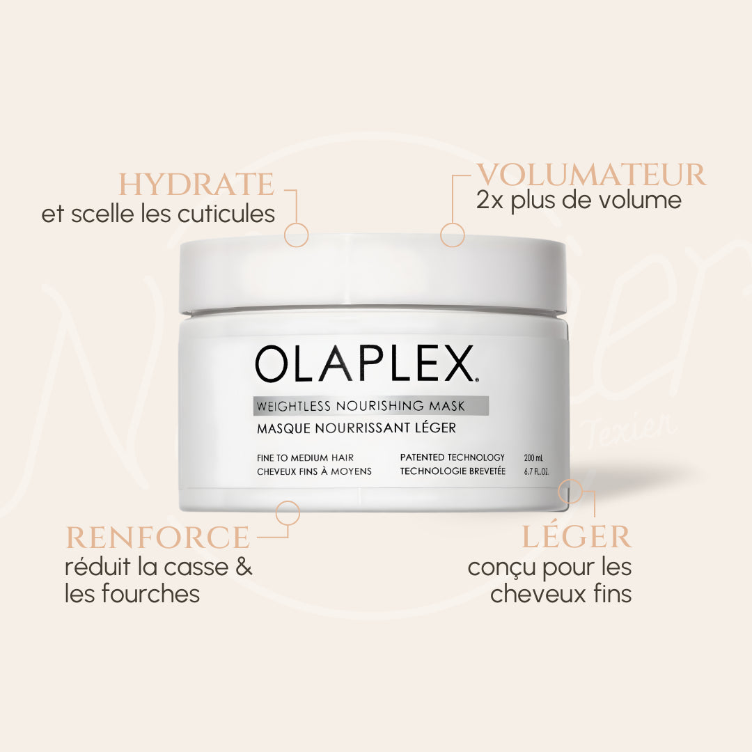 Weightless Nourishing Mask - Masque volume pour cheveux fins Olaplex