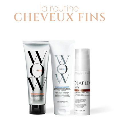 routine pour cheveux fins