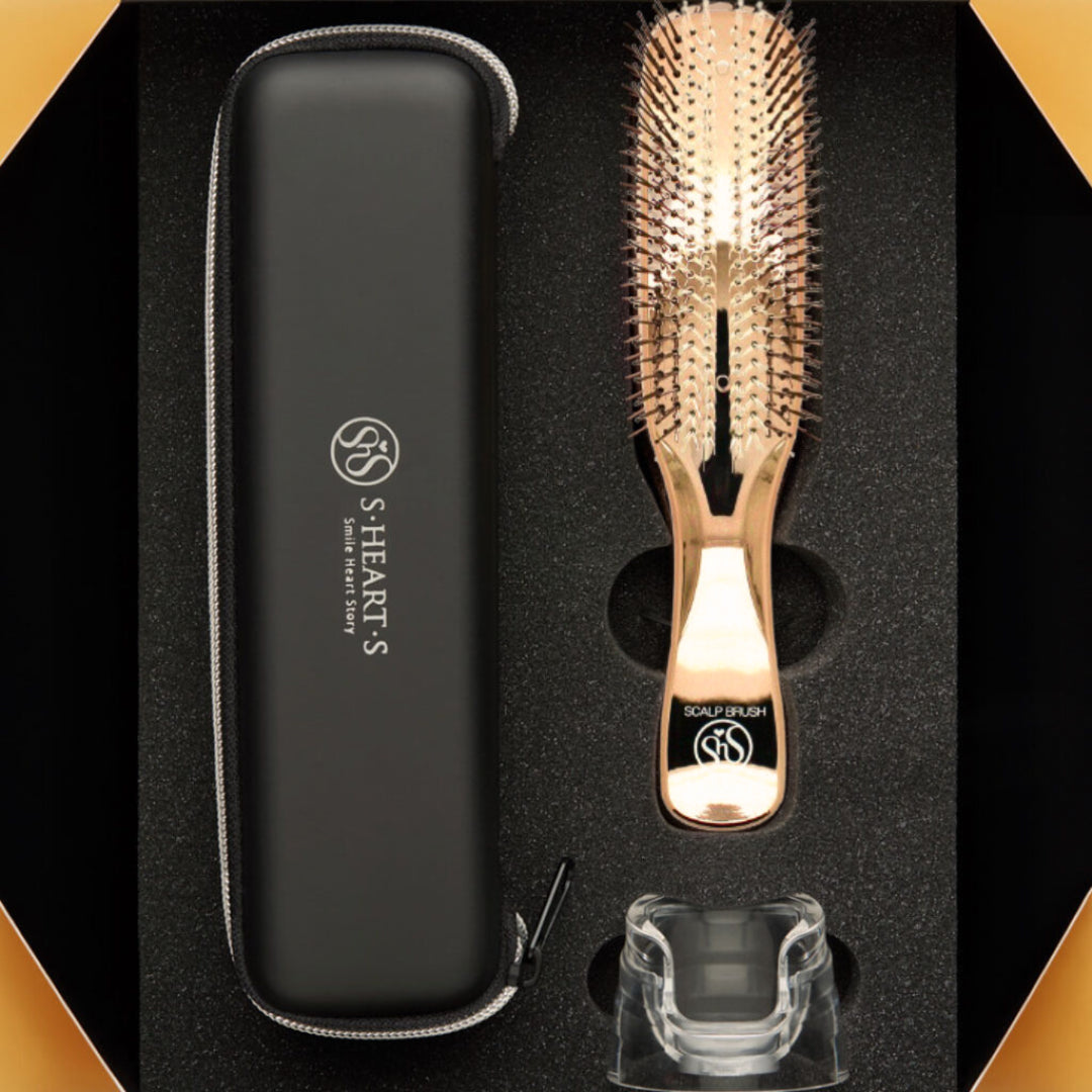 Coffret Scalp Brush Long Box Premium Gold