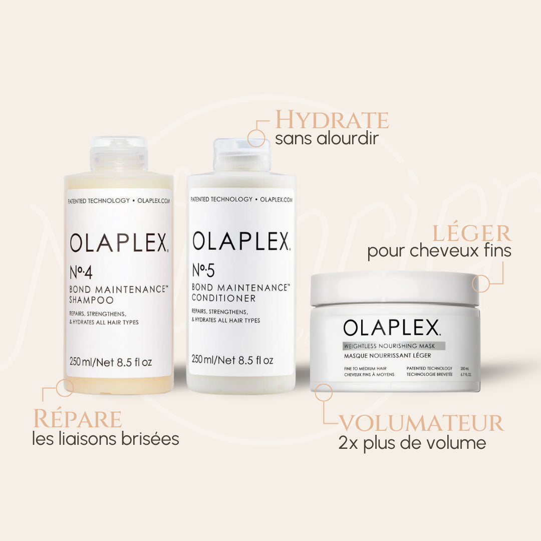 Trio Olaplex - Cheveux fins